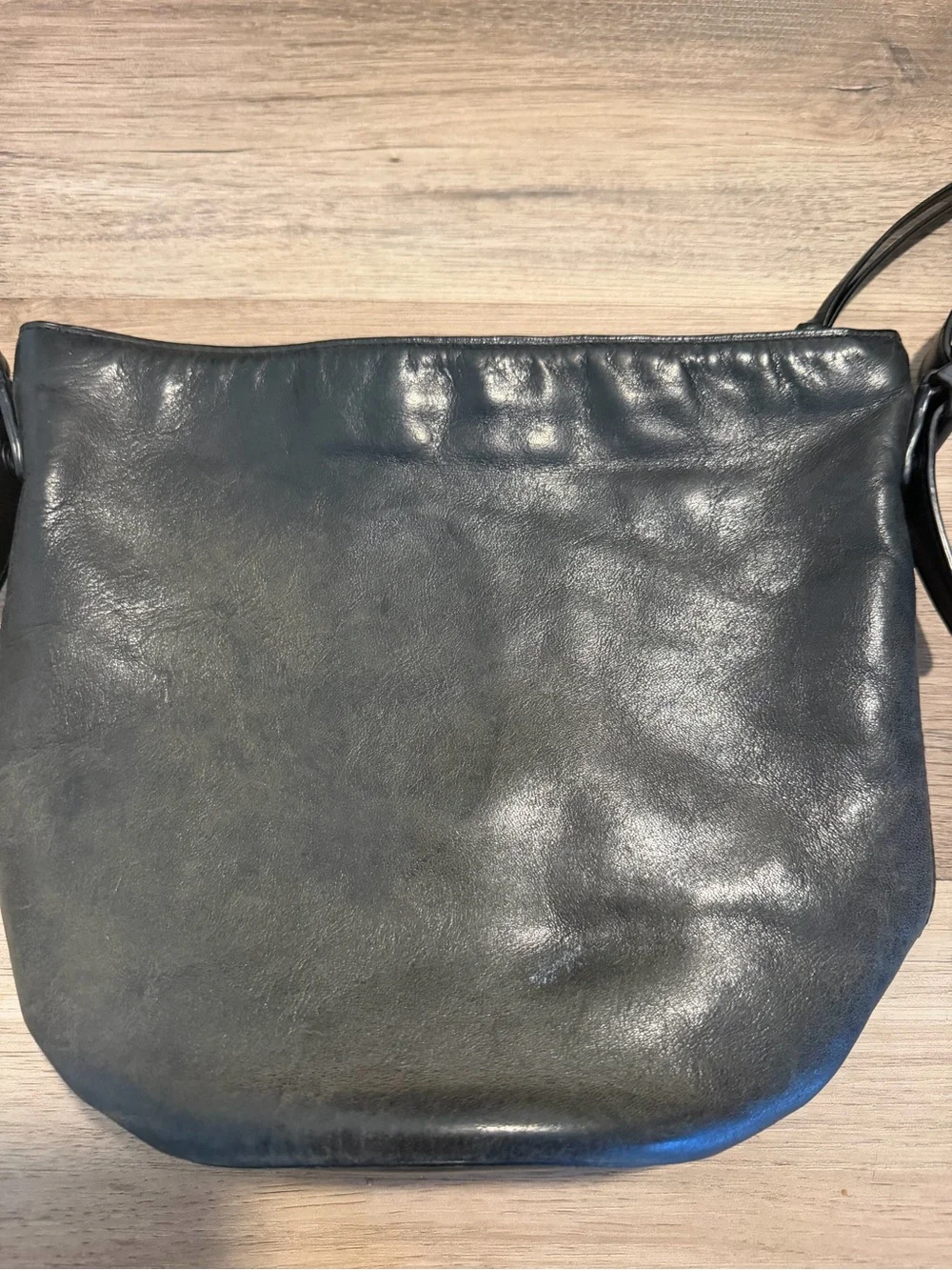 Coach Black Leather Soho small Bucket Bag Shoulder Bag Y2K Vintage